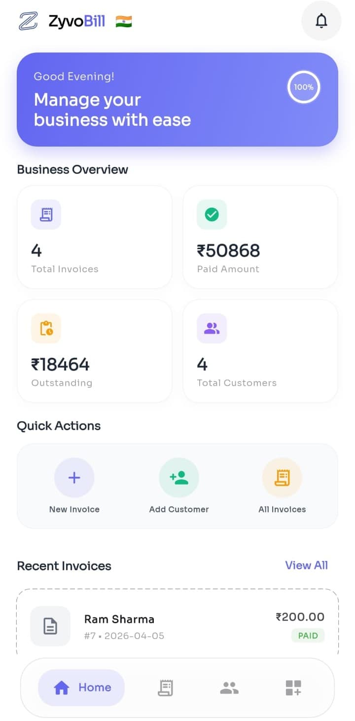 Mobile Dashboard